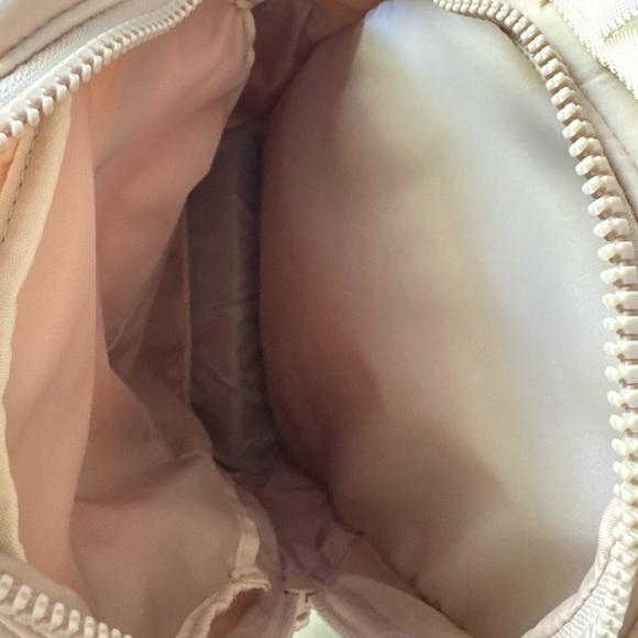 ALL IN MOTION FAUX NEOPRENE BACKPACK MINIMALIST BEIGE COLOR main image 5